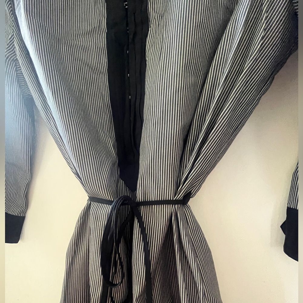 Rag & bone Poplin Striped Mini Dress